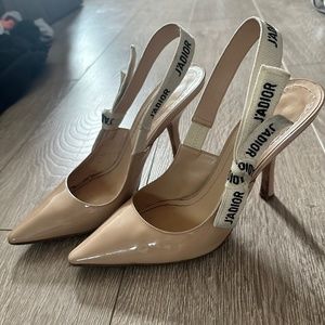Christian dior j’adior patent slingback pumps